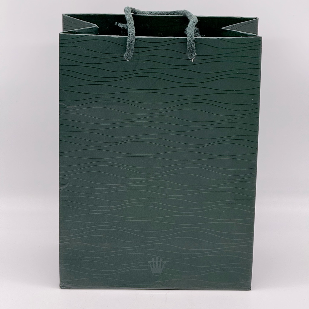 Rolex Green Luxury Shopping Bag